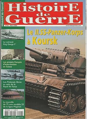 Histoire de Guerre n 56 Mars 2005 Le ii ss panzer korps à Koursk Maginot