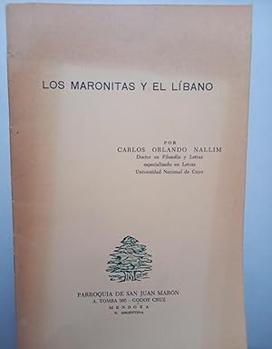 Los maronitas y el Líbano / FIRMADO y DEDICADO