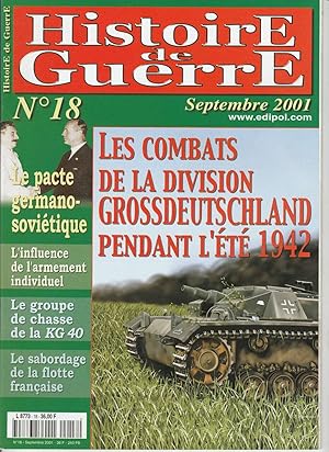 Histoire de Guerre n 18 Septembre 2001 Les combats division Grossdeutschland