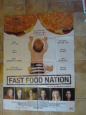 Affiche 120 X 160 FAST FOOD NATION de Richard Linklater Bruce Willis