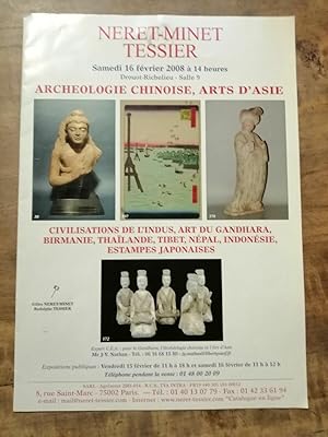 neret minet Tessier Archeologie chinoise Arts d'Asie Samedi 16 Février 2008