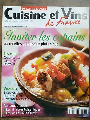 Cuisine et Vins de France Nº 82 octobrenovembre 2001