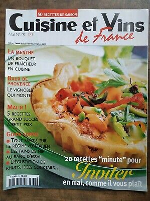 Cuisine et Vins de France Nº 78 Mai 2001