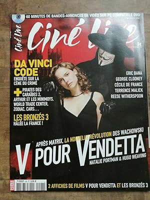 Ciné Live Nº 98 V pour Vendetta Février 2006
