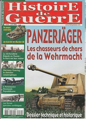 Histoire de Guerre n 59 Juin 2005 panzerjäger chasseurs chars de la Wehrmacht