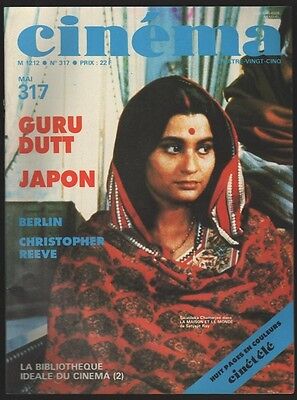 Revue CINEMA n317 Mai 1985 Cinéma Japonais Guru Dutt