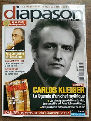 diapason Le Magazine de la Musique Classique et de la hi fi Nº517 09 2004