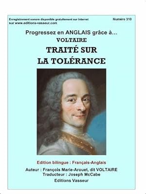 Progresser en anglais grâce à Voltaire : Traité sur la tolérance