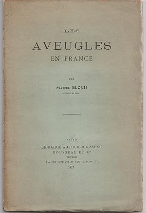Les aveugles en France (1917)
