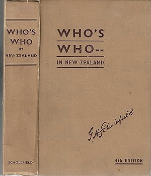 Who's Who in New Zealand and the Western Pacific