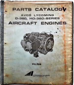 Avco Lycoming Parts Catalog, O-360, HO-360 Series Aircraft Engines, PC-106