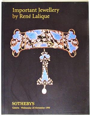 Important Jewellery By Rene Lalique the Property of the Minami Art Museum