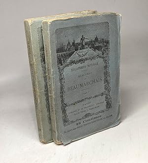 Mémoires de Beaumarchais - TOME 1 (1882) + TOME 2 (1884) - Bibliothèque nationale