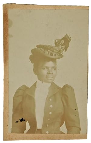 African American Woman In Fashionable Dress CDV Photograph