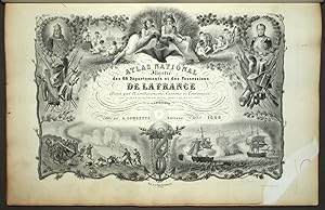 ATLAS NATIONAL ILLUSTRE DE LA FRANCE Par LEVASSEUR 1858