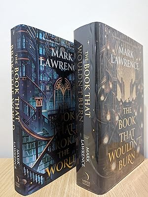 The Library Trilogy 1-2: The Book That Wouldn't Burn; The Book That Broke the World(Signed First ...