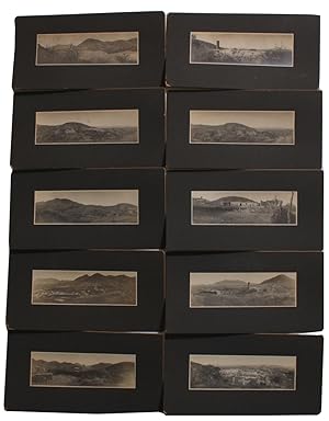 Set of Miniature Panoramic Photographs of Chipiona Mine District