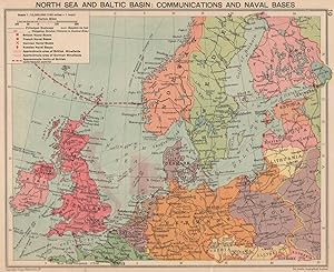 North sea and Baltic Basin: Communications and Naval Bases