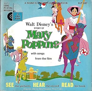 Walt Disney's Story of Mary Poppins with songs from the film (Disneyland Record and Book LLP 302)