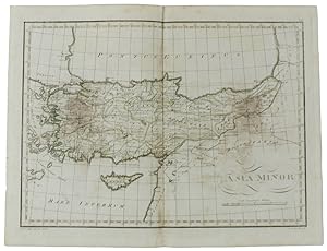 ASIA MINOR tratta da "Tabulae geographicae orbis veteribus noti", circa 1820 - Carta geografica d...