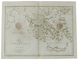 GRAECIA ANTIQUA from "Tabulae geographicae orbis veteribus noti", nearly 1820: