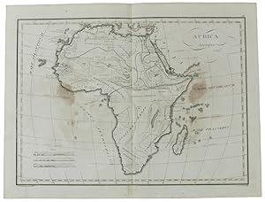 AFRICA ANTIQUA, from "Tabulae geographicae orbis veteribus noti", nearly 1820: