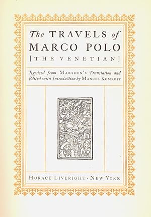 The Travels of Marco Polo (the Venetian)