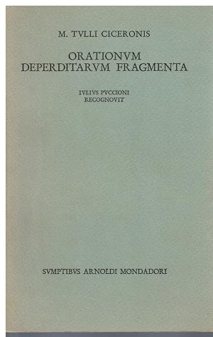 Orationum deperditarum fragmenta