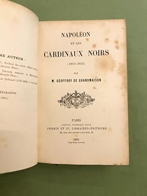 Napoléon et les cardinaux noirs (1810-1814).