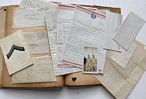 WWII SCRAPBOOK PHOTOS EPHEMERA LETTERS WRITTEN TO A SOLDIER 63rd & 80th Divisions