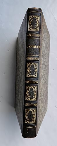 l'ARTISTE - tome 13° - revue hebdomadaire illustrée - année 1837 complète des 26 livraisons