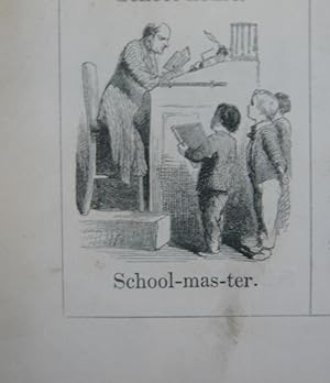 School-mas-ter. Original Wood Engraving