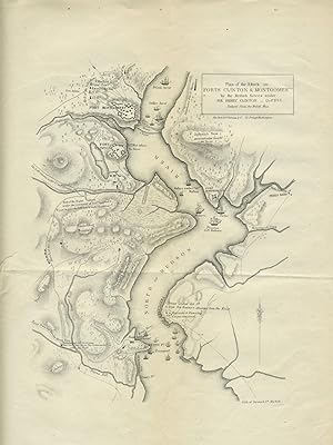Plan of the Attack on Forts Clinton & Montgomery by the British forces under Sir Henry Clinton Oc...