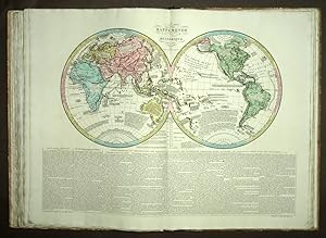 ATLAS DE LESAGE ATLAS GENEALOGIQUE, CHRONOLOGIQUE ET GEOGRAPHIQUE 1823