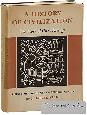 A History of Civilization, Volume 1 (First Edition, Association Copy, inscribed to George Middlet...