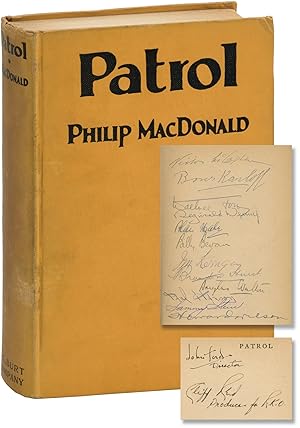 Patrol (Later printing, signed by John Ford, Victor McLaglen, Boris Karloff, Reginald Denny, Wall...