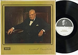 "The voice of Winston CURCHILL" LP 33 tours original UK / DECCA Mono LXT 6200 (1965)