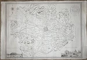 Carta topografica dei contorni a dieci miglia dalla città di Firenze. Disegnata da Girolamo Ermir...