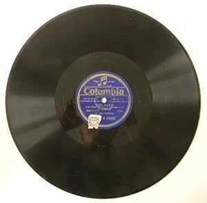 TROIS POEMES. Disque Columbia 78 tours, n° D 15227, sans la pochette, circa 1929/1930.