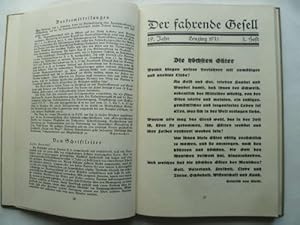 Der fahrende Gesell. Monatsschrift der fahrenden Gesellen Bund für Deutsches Wandern und Leben.