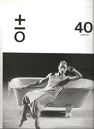 Plus Minus Zero : +-0 Numéro 40 - Juin 1984 - Revue d'Art Contemporain