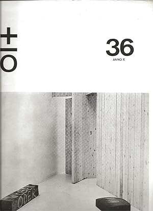 Plus Minus Zero : +-0 Numéro 36 - Septembre 1982 - Revue d'Art Contemporain