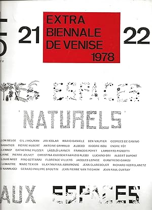 Plus Minus Zero : +-0 Numéro 21 - 22. Extra Biennale de Venise 1978