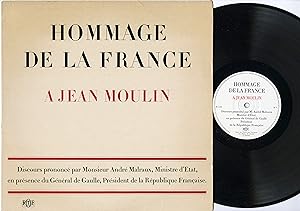"André MALRAUX" Hommage de la France à JEAN MOULIN / LP 33 tours original français enregistré sur...