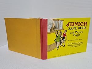 Junior Bank Book and Picture Puzzle,Bi, 190 For Children to Save Pennies, Nickles, Dimes and Quar...