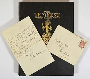 THE TEMPEST. Illustrated by Arthur Rackham. With an Autograph Letter from Rackham to a Young Girl...