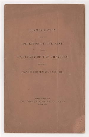 Communication from the Director of the Mint to the Secretary of the Treasury relative to a Propos...