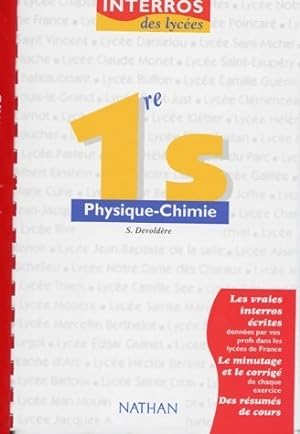 Physique-chimie 1 re S - S. Devold re