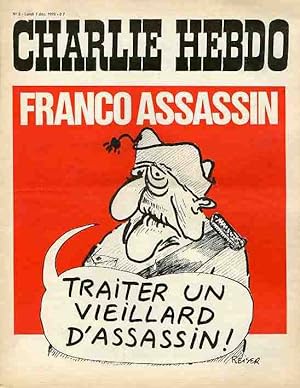 "CHARLIE HEBDO N°3 du 7/12/1970" REISER : FRANCO ASSASSIN