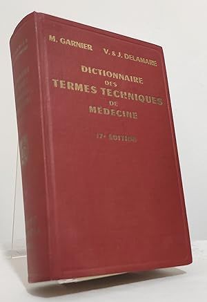 Dictionnaire des Termes Techniques en Médecine
